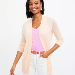 LOFT Essential open tunic cardigan